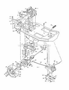 Page C Diagram and Parts List for 502255644  Craftsman Lawn Tractor