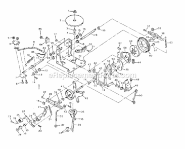 Page G Diagram and Parts List for 502255644  Craftsman Lawn Tractor