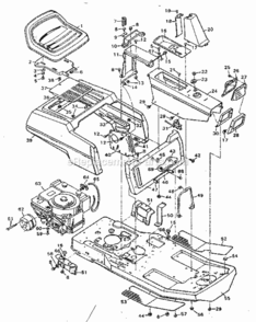 Part Location Diagram of 55400 Generac FREQUENCY METER 230VAC 55-65HZ