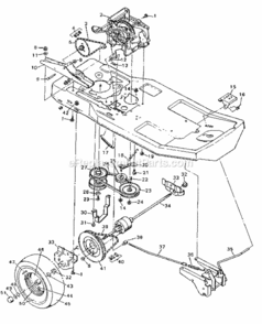 Part Location Diagram of 55395 Dynabrade BEARING