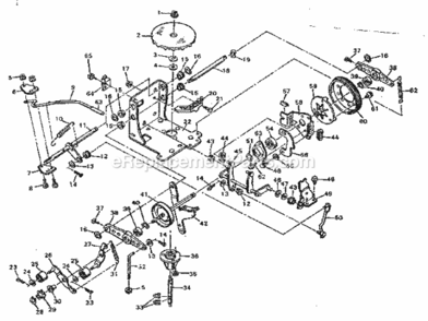 Page F Diagram and Parts List for 502255650  Craftsman Lawn Tractor