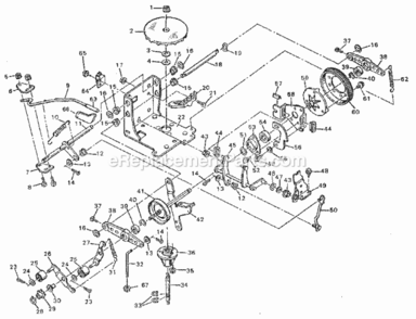 Page G Diagram and Parts List for 502255652  Craftsman Lawn Tractor