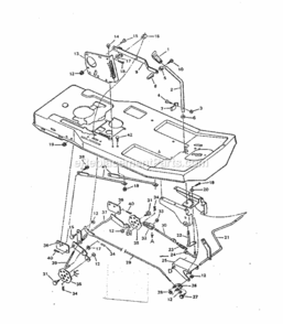 Page D Diagram and Parts List for 502255653  Craftsman Lawn Tractor