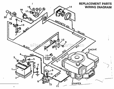 Part Location Diagram of 403213 Craftsman Complete Mower
