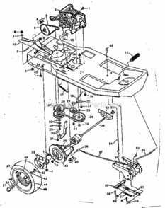 Page C Diagram and Parts List for 502255661  Craftsman Lawn Tractor