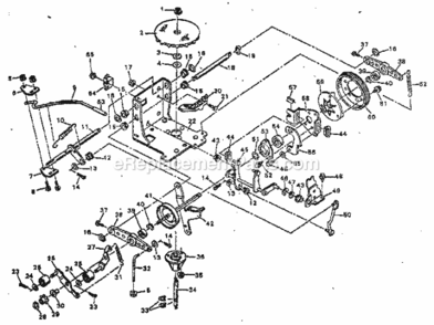 Page G Diagram and Parts List for 502255661  Craftsman Lawn Tractor