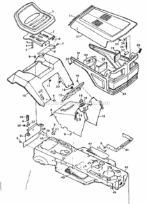 Part Location Diagram of 90750 Craftsman Deck