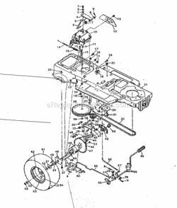 Page C Diagram and Parts List for 502255710  Craftsman Lawn Tractor