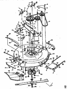 Page E Diagram and Parts List for 502255711  Craftsman Lawn Tractor