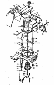 Page F Diagram and Parts List for 502255711  Craftsman Lawn Tractor