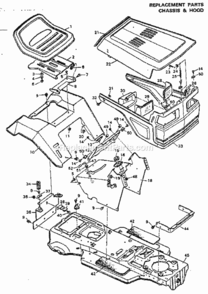 Page A Diagram and Parts List for 502255712  Craftsman Lawn Tractor