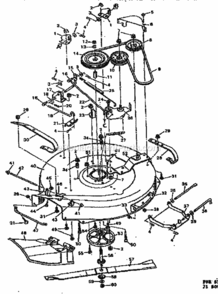 Page E Diagram and Parts List for 502255713  Craftsman Lawn Tractor