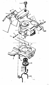 Page D Diagram and Parts List for 502255750  Craftsman Lawn Tractor