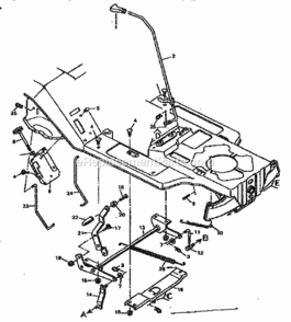 Page D Diagram and Parts List for 502255752  Craftsman Lawn Tractor