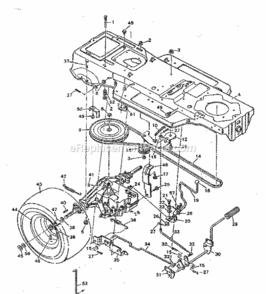 Page B Diagram and Parts List for 502255760  Craftsman Lawn Tractor