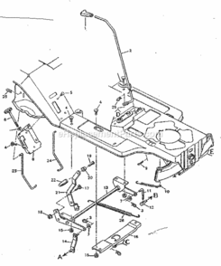 Page F Diagram and Parts List for 502255760  Craftsman Lawn Tractor