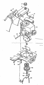 Page C Diagram and Parts List for 502255761  Craftsman Lawn Tractor