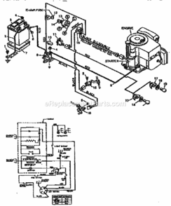 Page A Diagram and Parts List for 502255780  Craftsman Lawn Tractor