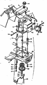Page G Diagram and Parts List for 502255780  Craftsman Lawn Tractor