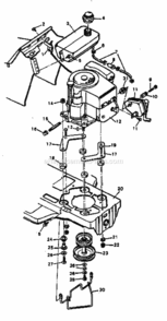 Page G Diagram and Parts List for 502255790  Craftsman Lawn Tractor