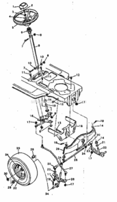 Page D Diagram and Parts List for 502255791  Craftsman Lawn Tractor