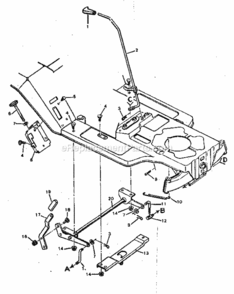 Page E Diagram and Parts List for 502255791  Craftsman Lawn Tractor