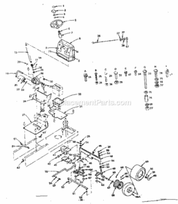 Page D Diagram and Parts List for 502255822  Craftsman Lawn Tractor
