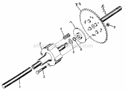 Part Location Diagram of 23480 Craftsman Differential