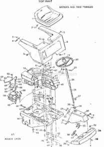 Part Location Diagram of 23589 Craftsman Bracket