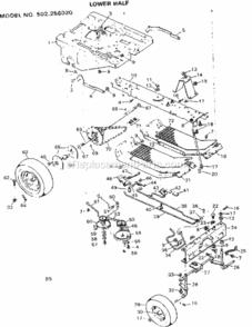 Part Location Diagram of 135X3 Craftsman Wheel