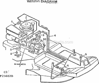 Part Location Diagram of 23563 Craftsman Harness