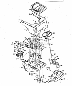 Page A Diagram and Parts List for 502256030  Craftsman Lawn Tractor
