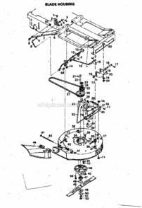 Page D Diagram and Parts List for 502256030  Craftsman Lawn Tractor