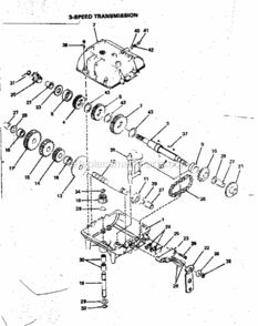 Page F Diagram and Parts List for 502256030  Craftsman Lawn Tractor