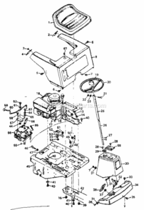 Page A Diagram and Parts List for 502256031  Craftsman Lawn Tractor