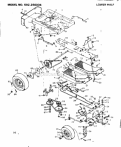 Part Location Diagram of 24831 Craftsman Mat