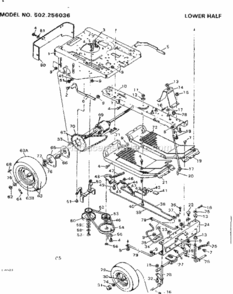 Part Location Diagram of 23544MA Murray ROLLER CHAIN-40.500
