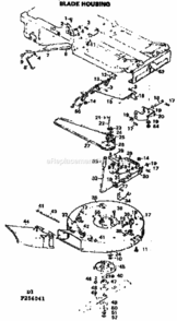 Page D Diagram and Parts List for 502256041  Craftsman Lawn Tractor