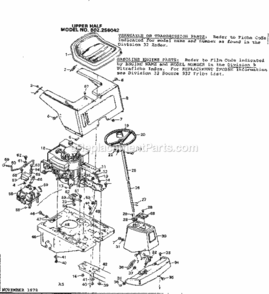 Part Location Diagram of 794229A Craftsman Transaxle