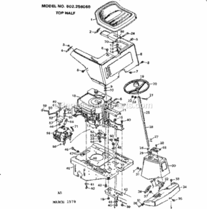 Part Location Diagram of 23464 Craftsman Shroud