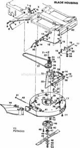 Page D Diagram and Parts List for 502256060  Craftsman Lawn Tractor