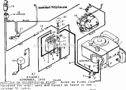Page A Diagram and Parts List for 502256063  Craftsman Lawn Tractor