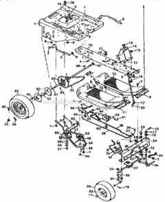 Page C Diagram and Parts List for 502256071  Craftsman Lawn Tractor