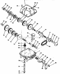 Page E Diagram and Parts List for 502256071  Craftsman Lawn Tractor