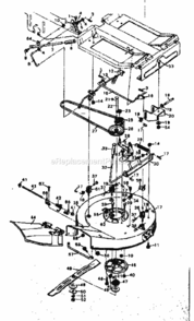 Page E Diagram and Parts List for 502256093  Craftsman Lawn Tractor