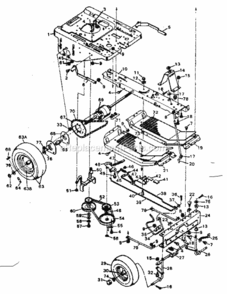 Page C Diagram and Parts List for 502256095  Craftsman Lawn Tractor