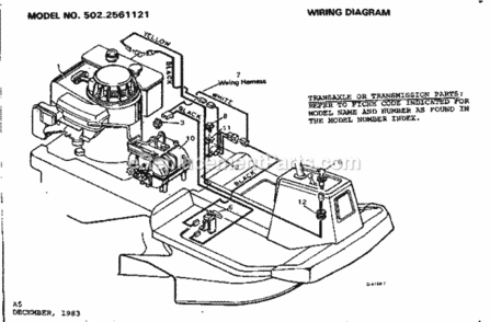 Part Location Diagram of 24964 Craftsman Engine