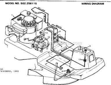 Part Location Diagram of 64X980 Craftsman War. Decal