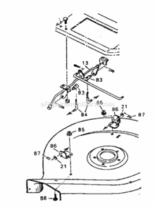 Page E Diagram and Parts List for 502256117A  Craftsman Lawn Tractor