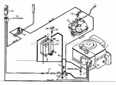 Part Location Diagram of 24X2 Craftsman Cable